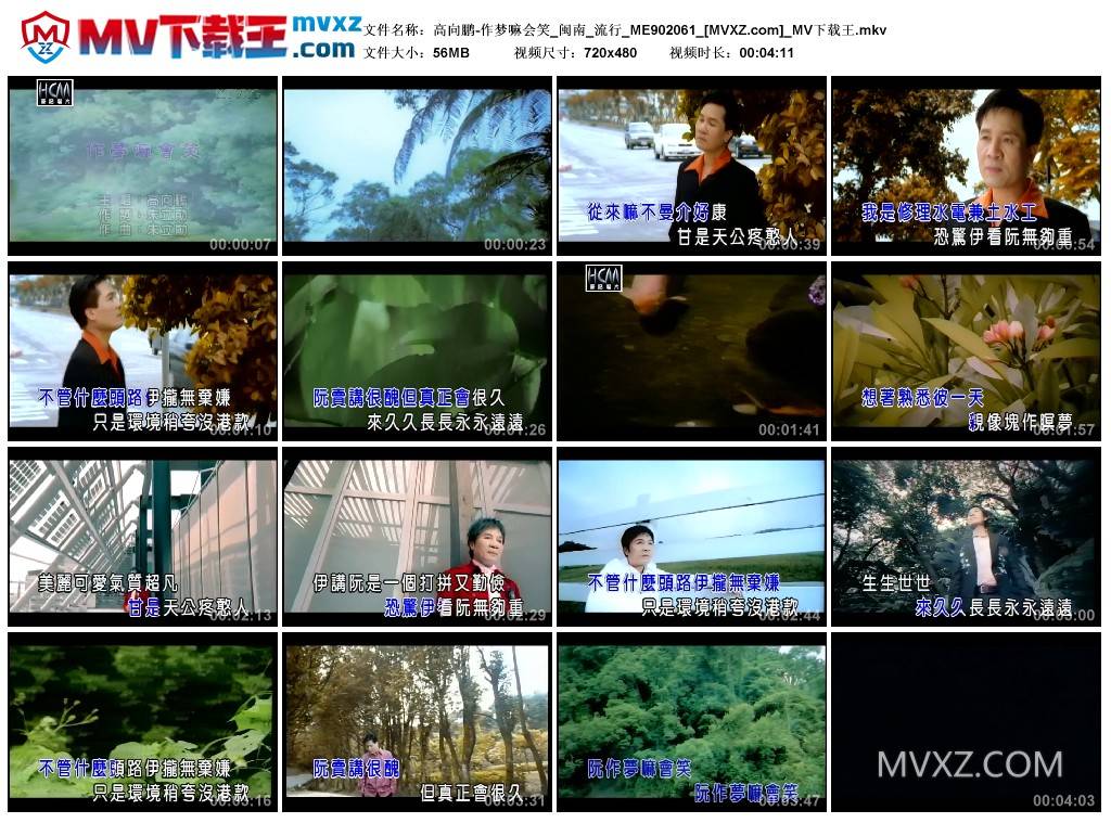 高向鹏-作梦嘛会笑_闽南_流行_ME902061